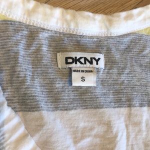 DKNY striped A-line tank top, size S